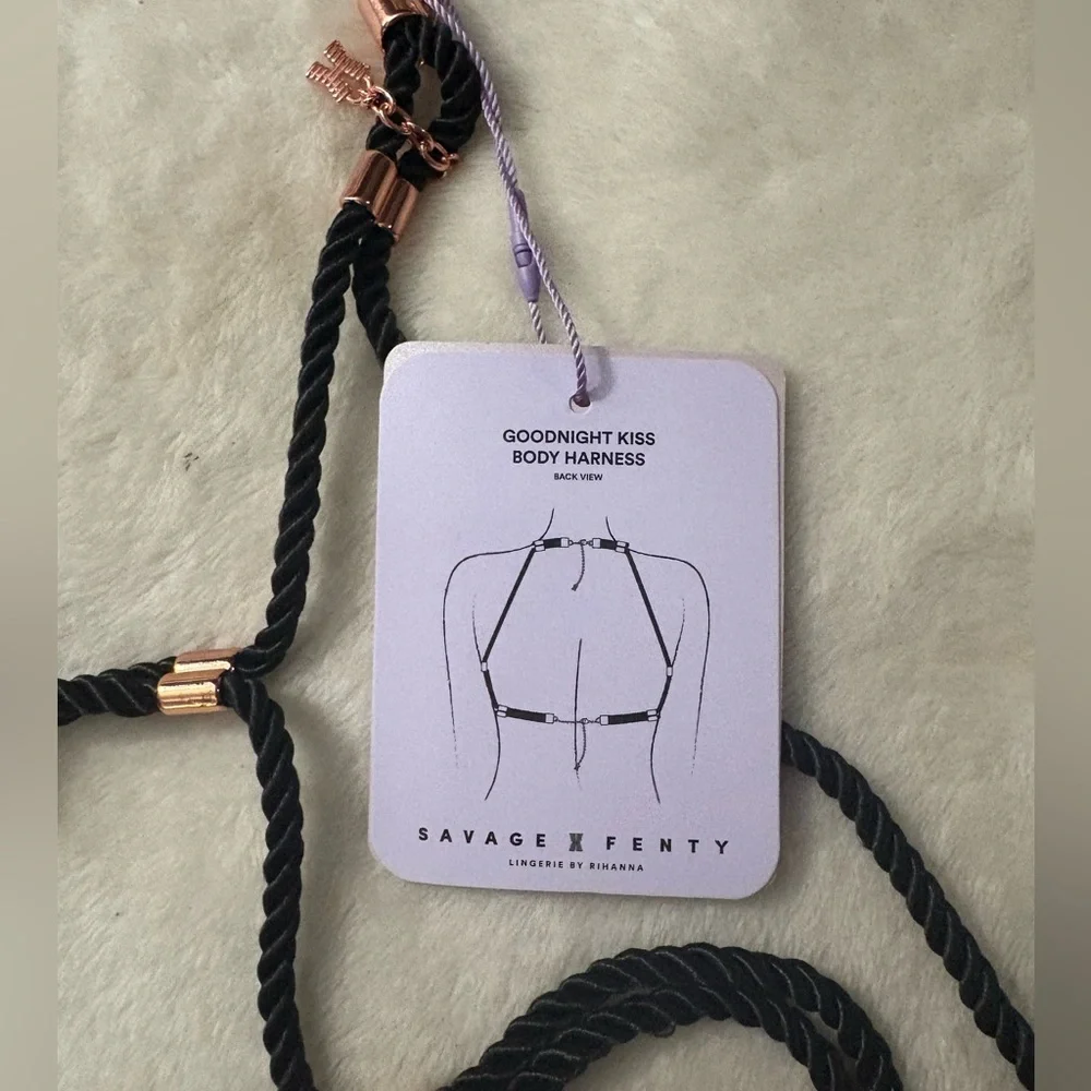 Savage X Fenty Goodnight Kiss Body Harness - Picture 5 of 7